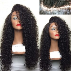 black kinky curly wigs