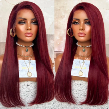 Burgundy Wig Glueless HD Lace Wigs