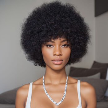Human hair afro wigs