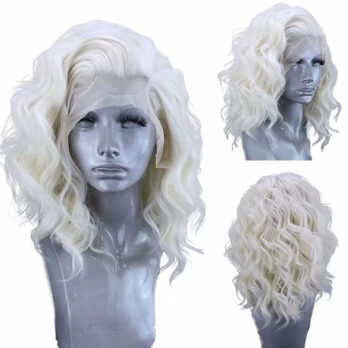 Platinum blonde bob wig